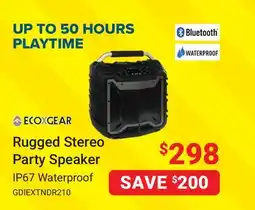 Visions Electronics Rugged Stereo Party Speaker offer