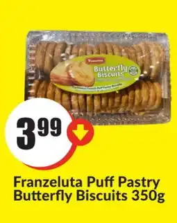 FreshCo Franzeluta Puff Pastry Butterfly Biscuit 350 g offer