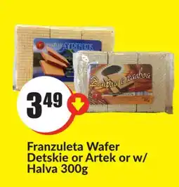 FreshCo Franzuleta Wafer Detskie or Artek or W/Halva 300 g offer