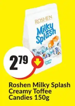 FreshCo Roshen Milky Splash Creamy Toffee Candies 150g offer