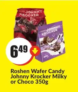 FreshCo Roshen Wafer Candy Johnny Krocker Milky or Choco 350g offer