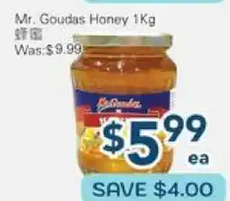 Oceans Fresh Food Market Mr. Goudas Honey 1kg offer