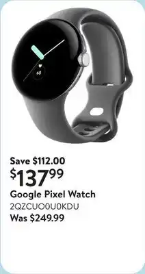 Walmart Google Pixel Watch offer
