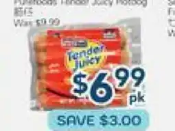 Oceans Fresh Food Market Purefoods Tender Juicy Hotdog offer