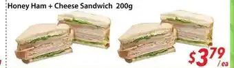 Bestco Food Mart Honey Ham + Cheese Sandwich offer