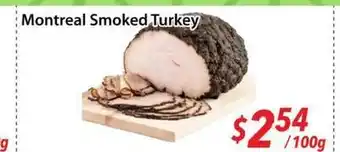 Bestco Food Mart Montreal Smoked Turkey offer
