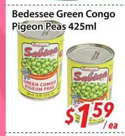 Bestco Food Mart Bedessee Green Congo Pigeon Peas offer