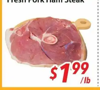 Bestco Food Mart Fresh Pork Ham Steak offer