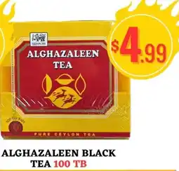 Al-Salam Supermarket Alghazaleen black tea offer