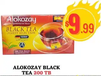 Al-Salam Supermarket Alokozay black tea offer