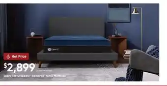 Sleep Country Sealy Posturepedic Raindrop Ultra Mattress offer