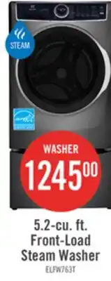 The Brick Electrolux 5.2 Cu. Ft. Front-Load High-Efficiency Steam Washer - Titanium - Stackable - ELFW7637AT offer