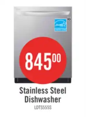 The Brick LG 24 46 dBA Built-In Top-Control Smart Dishwasher with QuadWash - Smudge Proof Stainless Steel -  offer