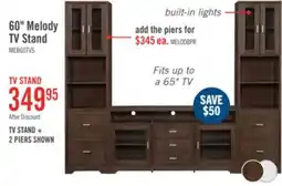 The Brick The Brick Melody 60 TV Stand with Storage and Cable Management for TVs up to 65- Brown offer