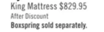 The Brick Sealy Essential Collection Kylie 2.0 Tight Top Luxury Firm King Mattress Set offer