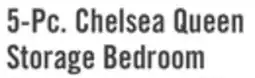 The Brick Chelsea 5pc Bedroom Set with Storage Bed, Dresser & Mirror, Cherry Brown - Queen Size offer