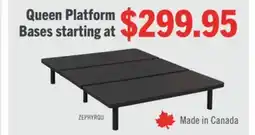 The Brick Zephyr Queen Platform Base offer