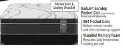 The Brick Springwall Radiant Eurotop Twin Mattress offer