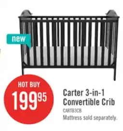 The Brick The Brick Carter Baby Crib - Black offer