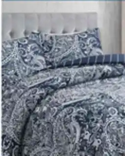 The Brick Lochlan 3-Piece Full/Queen Comforter Set - Navy and White offer