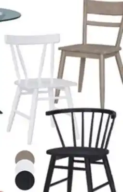 The Brick Remi Dining Chair with Curved Ladder-Back - Brown offer