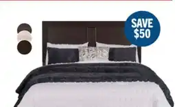The Brick Yorkdale Panel Bed with Headboard & Frame, Made in Canada, Brown - Queen Size offer