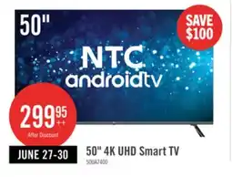 The Brick NTC 50 UHD Smart Android TV offer