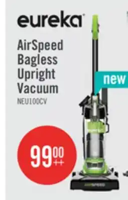 The Brick Eureka AirSpeed Bagless Upright Vacuum - NEU100C offer