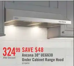 The Brick Ancona 30 UCG630 Under Cabinet Range Hood - AN-1267 offer
