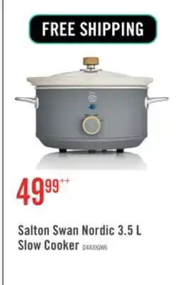 The Brick Salton Swan Nordic 3.5 L Slow Cooker - SF17021GRYN offer