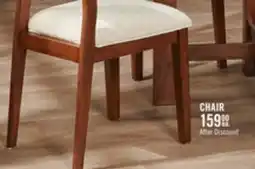 The Brick Vale Dining Chair with Polyester Fabric, Wood, Ladder-back - Brown & Beige offer
