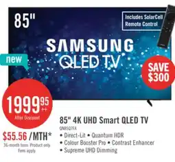 The Brick Samsung 85 Q7F QLED 4K Smart TV with Vision AI offer