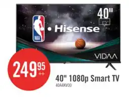 The Brick HISENSE 40 1080p HD Full Array LCD 60Hz VIDAA Smart TV (40A4KV) offer