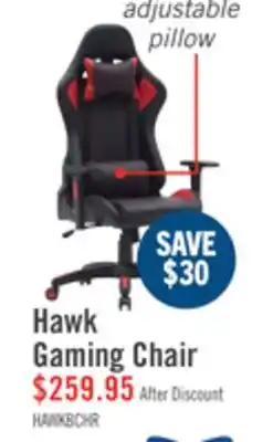 The Brick Hawk 27.5 Ergonomic Gaming Chair - Black & Red offer