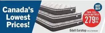 The Brick Springwall Odell Eurotop Twin Mattress offer