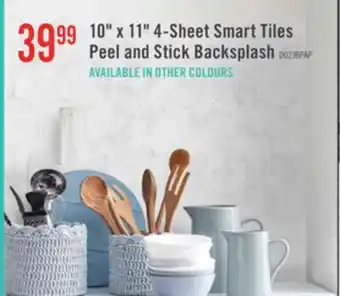 The Brick Smart Tiles Peel and Stick 4-Sheet 10 x 11 Backsplash - Hexa Yule offer