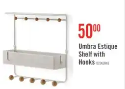 The Brick Umbra Estique Shelf with Hooks offer