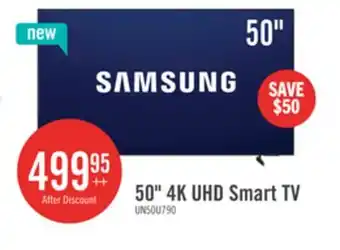 The Brick Samsung 50 U7900F Crystal UHD 4K Smart TV offer
