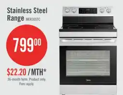 The Brick Midea 30 6.3 Cu. Ft. Electric Range - MER30B14ASTC offer
