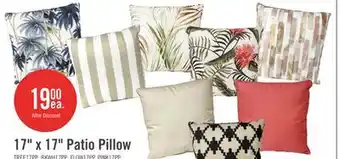The Brick Indoor/Outdoor Palm Tree Accent Pillow - Blue offer