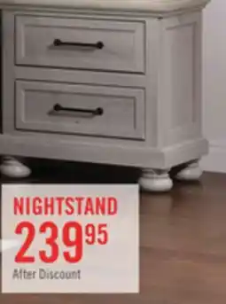 The Brick Kylie Bedside 2-Drawer Nightstand with USB Port, 26W x 25H - Grey offer