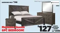Surplus Furniture Montana 6 Piece Queen Bedroom Set offer
