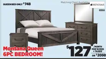 Surplus Furniture Montana 6 Piece Queen Bedroom Set offer