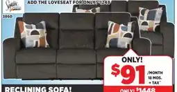 Surplus Furniture Kanlow Dusk Motion Sofa offer