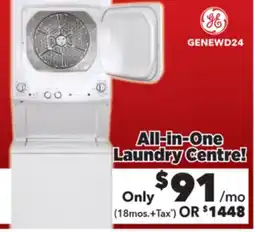 Surplus Furniture GE 27 Stacked Washer & Dryer offer