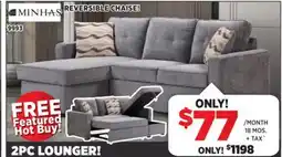 Surplus Furniture Soren Charcoal 2 Piece Storage Sleeper offer