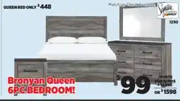 Surplus Furniture Bronyan Gray 6-Piece Queen Bedroom Set offer