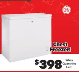 Surplus Furniture GE White 7.0 Cubic Foot Chest Freezer offer