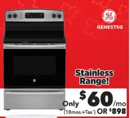 Surplus Furniture General Electric Stainless Steel 30 Electric Range offer