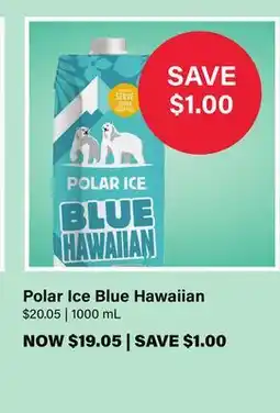 LCBO Polar Ice Blue Hawaiian offer